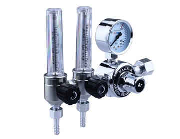 РЕДУКТОР ЦИЛИНДРОВ CO2 с аргоном и 2 ротаметрами MAGNUM