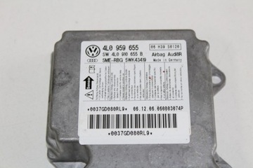 AUDI Q7 4L Модуль контроллера датчика подушки безопасности AIRBAG