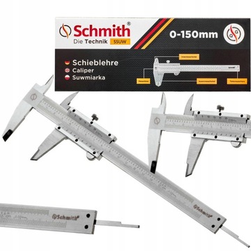 SCHMITH SUWMIARKA NONIUSZOWA 0-150MM 0.02 GERMANY