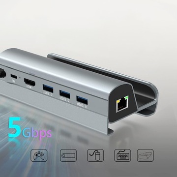СТАНЦИЯ-концентратор USB-C для STEAM DECK ASUS ROG LEGION SWITCH HDMI 4K 60 Гц USB PD