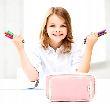 БОЛЬШАЯ МНОГОФУНКЦИОНАЛЬНАЯ КОРОБКА ДЛЯ КАРАНДА С ТРЕМЯ ОТДЕЛЕНИЯМИ