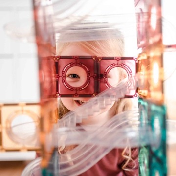 МАГНИТНЫЕ БЛОКИ CONNETIX КУЛОДРОМНАЯ ДОРОЖКА 106 ШТ.