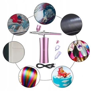 Аэрограф для покраски аэрографом, набор.