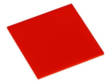 Оргстекло PLEXI RED, нарезанное по размеру 3 мм, стандартные форматы GLOSS