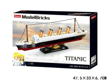 KLOCKI SLUBAN MB Statek Titanic 481 el