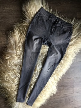 Next spodnie dżinsowe rozciągliwe rurki 40