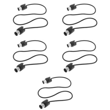 5 szt. Kabel połączeniowy MIDI z męskiego na
