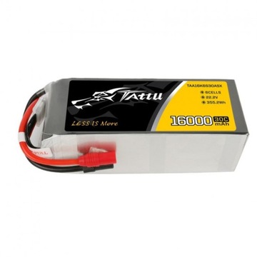 16000mAh 22.2V 30C TATTU Gens Ace AS150+XT150