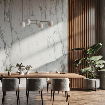 ПАНЕЛИ ДПК НАСТЕННЫЕ ДЕКОРАТИВНЫЕ ПЛИТЫ 2800х1100 мм БЕЛЫЙ МРАМОР СЕРЫЙ. 5 мм