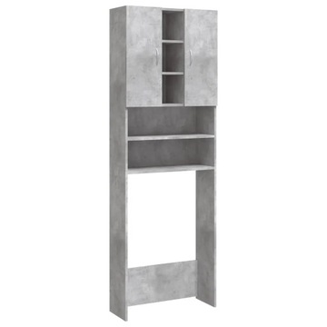 Szafka na pralkę, szarość betonu, 64 x 25,5 x 1