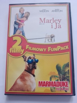 Marley i Ja + Marmaduke 2 filmy DVD 199 min. rok produkcji 2012