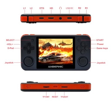 Портативный игровой плеер Anbernic RG350P PS1 GBA