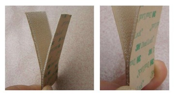 Промышленная липучка 2,5х50см с клеем 3M Dual Lock.