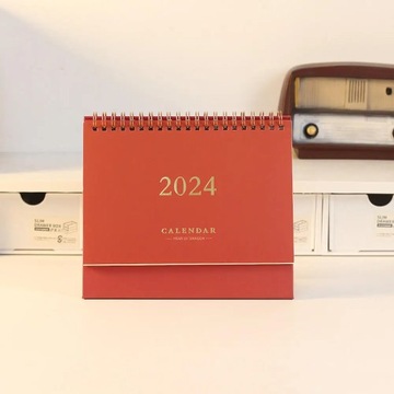 Mini Calendar Calendar Desk Flip Table Standing Planner 2024 Tabletop