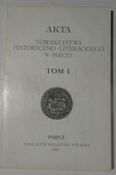 Akta/ Biblioteka Polska Paryż / Mickiewicz Lelewel