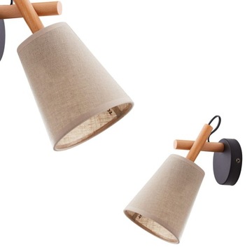 Kinkiet ścienny klosz szary VAIO TK Lighting