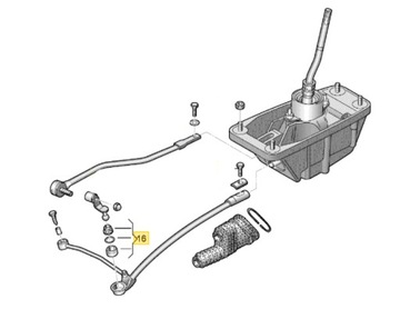 SADA OPRAVA MECHANIZMUS ŘAZENÍ VW PASSAT B5 FL