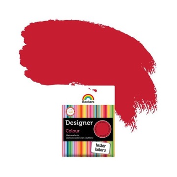 Saszetka Tester Beckers Designer Colour RED DELUXE