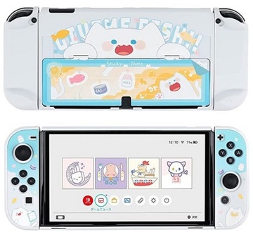Nintendo Switch OLED Case Etui Pokrowiec Bobo Cat
