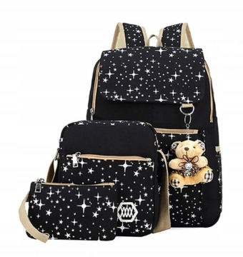Plecak szkolny wielokomorowy CoolPack czarny 27 l