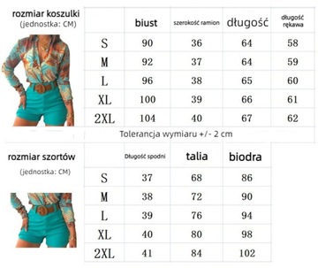 ELEGANCKA KOSZULA DAMSKA SZORTY DAMSKIE PASEK