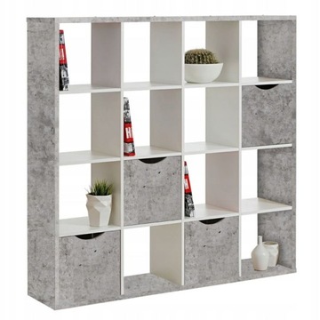 DWUSTRONNY REGAŁ OTWARTY 145x34x146 cm