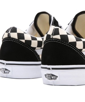 Туфли Vans OLD SKOOL VA38G1P0S в клетку Черный/Белый 5.5