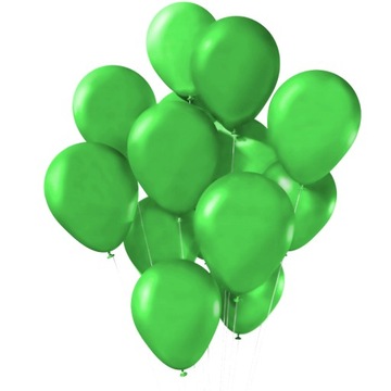 Balony zielone DUŻE pastelowe 1-99 urodziny boho