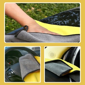 ПУШИСТОЕ ПОЛОТЕНЦЕ ДЛЯ СУШКИ АВТОМОБИЛЯ, ВПЛОТИВАЮЩЕЕ И БЕЗОПАСНОЕ, 90х60 см.