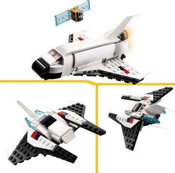 LEGO CREATOR 31134 КОСМИЧЕСКИЙ КОРАБЛЬ КОСМИЧЕСКАЯ РАКЕТА 3 В 1 ЗАТВОР 3 В 1