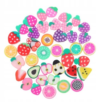 CLAY BEADS JEWELRY MAKING CHARMS BRACELETS FRUIT