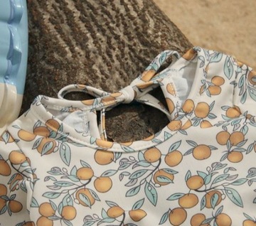 STRÓJ KĄPIELOWY KOSTIUM jednoczęściowy dla dziewczynki rozm 92 98