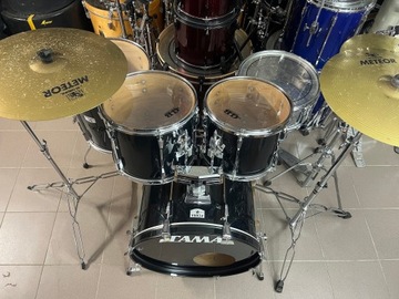 БАРАБАНЫ TAMA ROCKSTAR С МЕТЕОРНЫМИ ПЛАСТИНАМИ MEINL БЕСПЛАТНАЯ ДОСТАВКА!!!