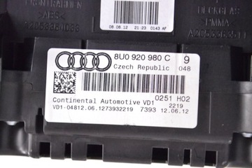 AUDI Q3 8U 2.0 TDI 2013 RHD TACHOMETR SADA INDIKÁTOR