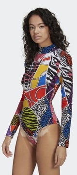 BODY MŁODZIEŻOWE SPORTOWE DAMSKIE Z DŁUGIM RĘKAWEM ADIDAS RICH MNISI 34