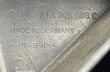 AUDI Q2 81A 2016 - VÝZTUHA PRAVÝ DRŽÁKY DRŽÁK SVĚTLA 81A805608C