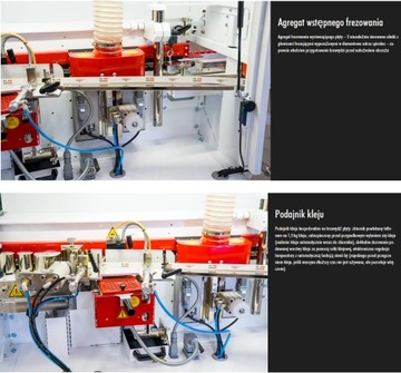 Кромкооблицовочный станок LANGE B90KFE, предварительный резак + углы + скребки В НАЛИЧИИ |