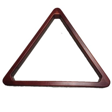 Цельный деревянный бильярдный треугольник LEO для установки шаров для пула 57,2 мм, красное дерево.