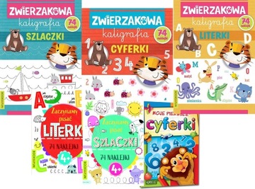 Zwierzakowa kaligrafia Duży zestaw edukacyjny