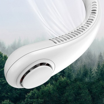 WIATRAK NA SZYJE PRZENOŚNY USB AKUMULATOR 2000MAH