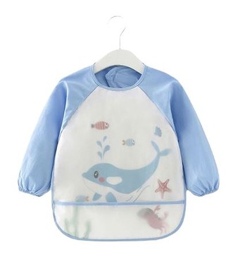 ŚLINIAK FARTUSZEK z DŁUGIMI rękawami i kieszonką