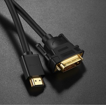 UGREEN ДВУНАПРАВЛЕННЫЙ КАБЕЛЬ HDMI DVI 1М