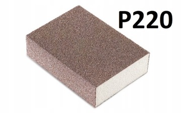 INDASA - KOSTKA KLOCEK GĄBKA ŚCIERNA - 4str - P220