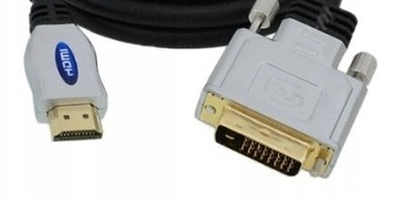 KABEL HDMI DVI Z FILTRAMI VITALCO 24+1 CHROM 15M