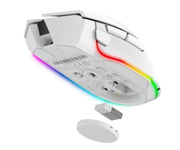 Myszka bezprzewodowa Razer Basilisk V3 Pro optyczna Bluetooth RGB Biała