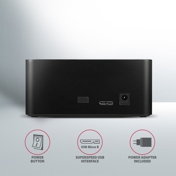 Док-станция ADSA-SN, USB 3.2 Gen 1 — 1x''''