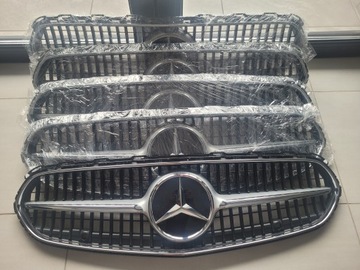 MERCEDES W206 C206 GRILL ATRAPA ZDERZAKA NOWY ORYGINALNY KAMERA ZNACZEK