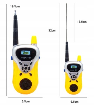 РАЦИЯ ДЛЯ ДЕТЕЙ КОРОТКОВОЛНОВЫЙ ПРИЦЕП ŁKI TOKI КОММУНИКАТОР ИГРУШКА AG490