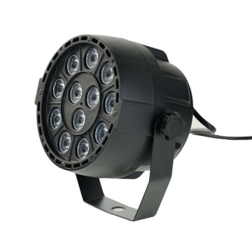 Светодиодный прожектор PAR RGB 18 Вт DMX с автоматическим затуханием звука и стробо-прожектором для вечеринок