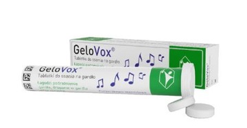 GeloVox, smak porzeczkowo-mentolowy, 10 tabl